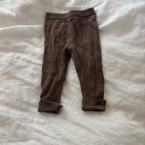 Zara ribbed pants with buttons